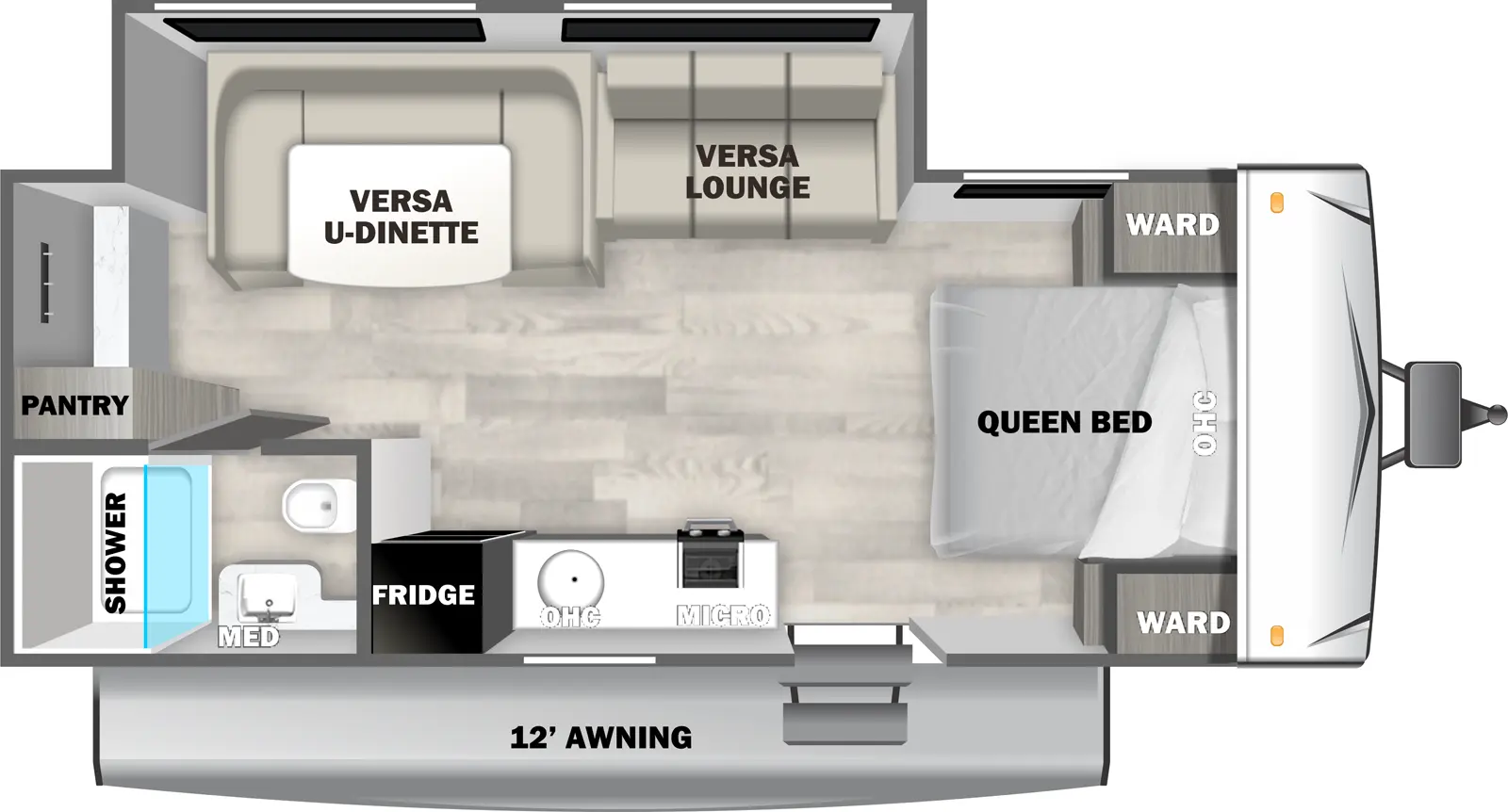 Evo West 192SS Floorplan